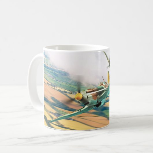Aviation Art mug "Dewoitine D.520" (Devant gauche)