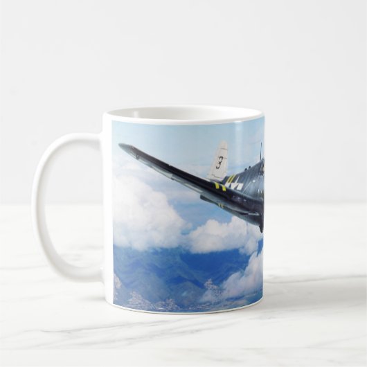 Aviation Art mug "F6F Hellcat" (Gauche)