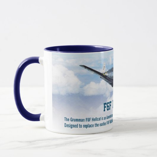 Aviation Art Mug "F6F Hellcat" (Gauche)