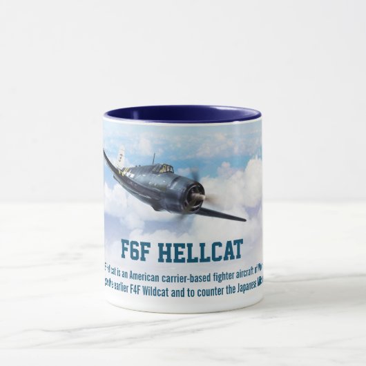 Aviation Art Mug "F6F Hellcat" (Centre)