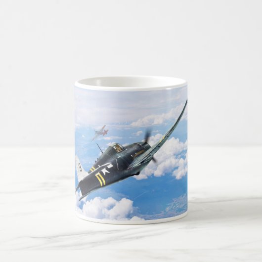 Aviation Art mug "F6F Hellcat" (Centre)