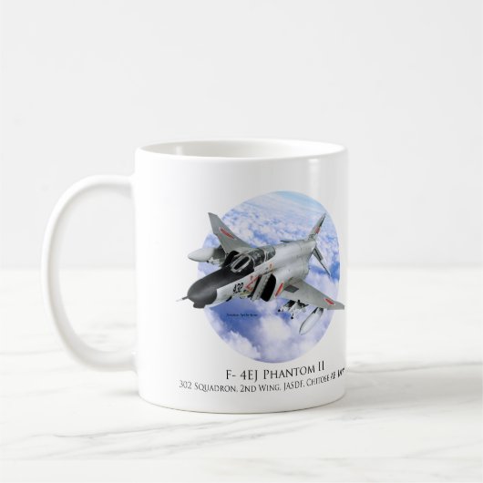 Aviation Art Mug "F- 4EJ Phantom II" Koffiemok (Links)