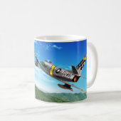 Aviation Art Mug "F-86 Sabre" (Devant droit)