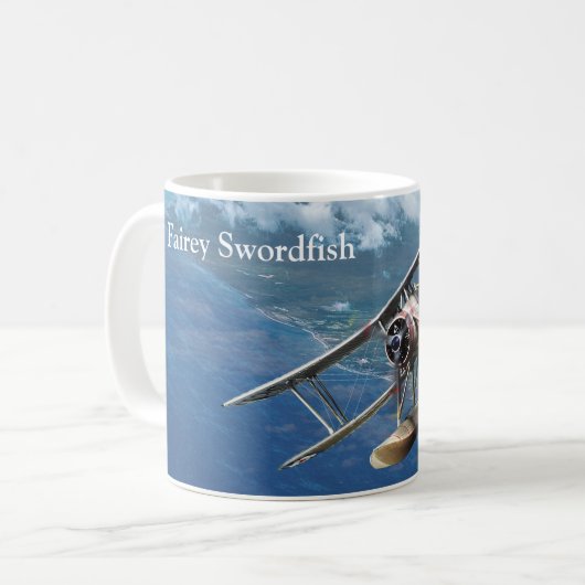 Aviation Art Mug "Fairey Swordfish" (Devant gauche)