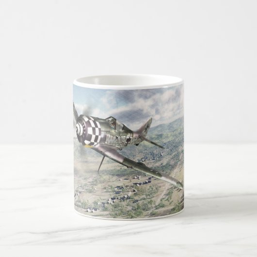 Aviation Art mug "Focke-Wulf FW-190A-6 " (Centre)