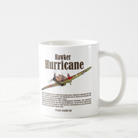 Aviation Art mug "Hawker Hurricane" (Droite)