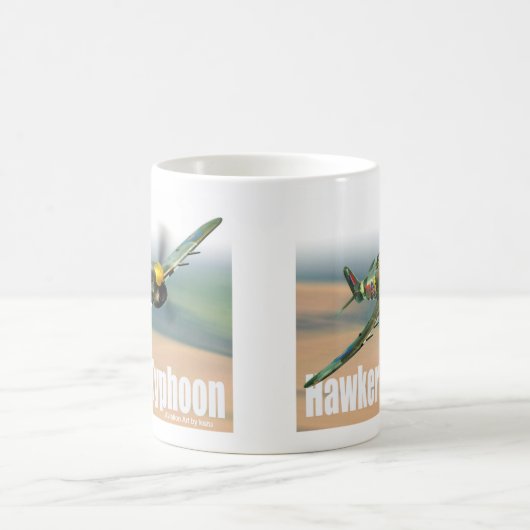 Aviation Art Mug “Hawker Typhoon" (Centre)