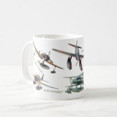 Aviation Art mug "Japanese float planes" Koffiemok (Voorkant links)
