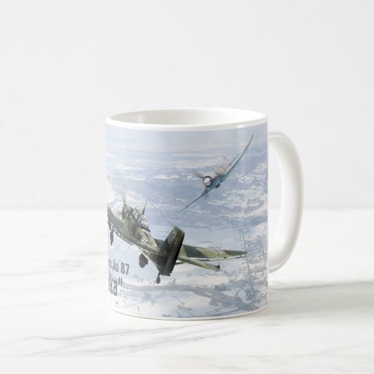 Aviation Art Mug " Junkers Ju 87 Stuka " (Devant droit)