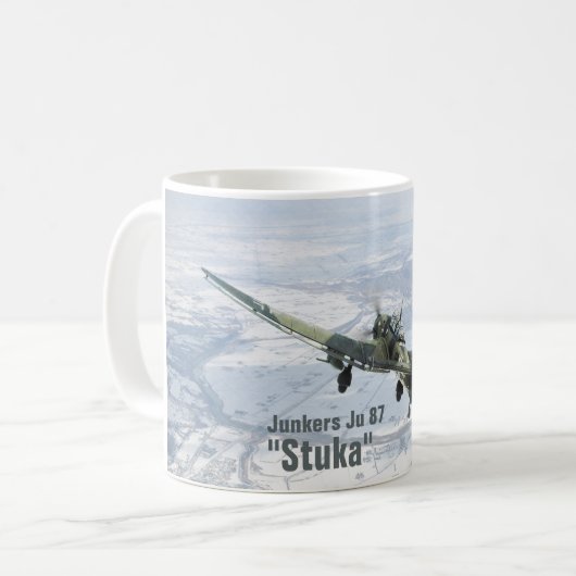 Aviation Art Mug " Junkers Ju 87 Stuka " (Devant gauche)
