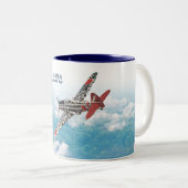 Aviation Art Mug "Kawasaki Ki-61 Tony" (Devant droit)