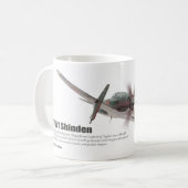 Aviation Art mug "Kyushu J7W　Shinden" (Devant gauche)