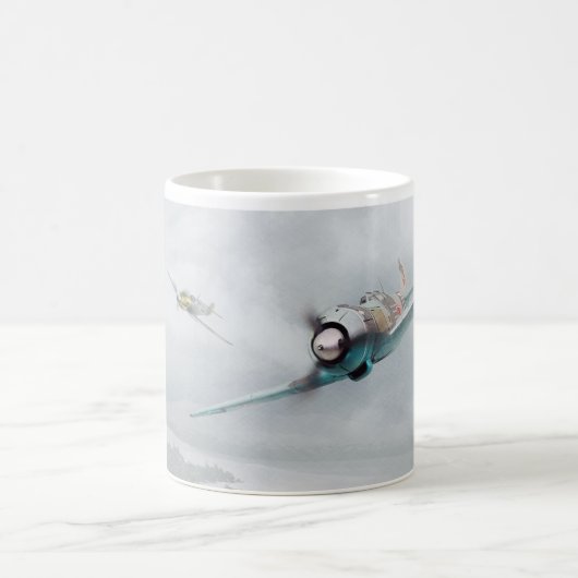 Aviation art mug "Lavochkin La-5" (Centre)