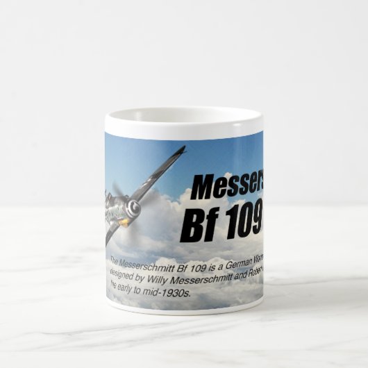 Aviation Art mug "Messerschmitt Bf 109" (Centre)