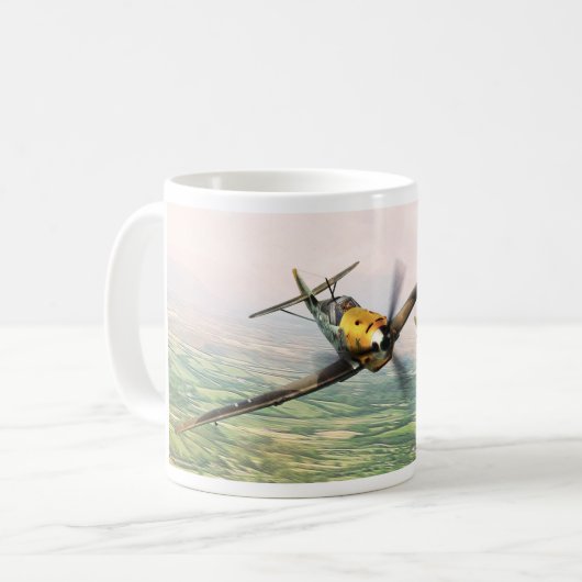 Aviation Art mug "Messerschmitt Bf 109" (Devant gauche)