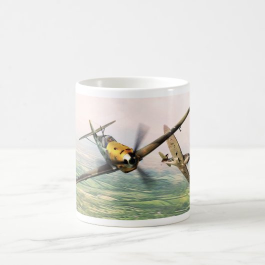 Aviation Art mug "Messerschmitt Bf 109" (Centre)