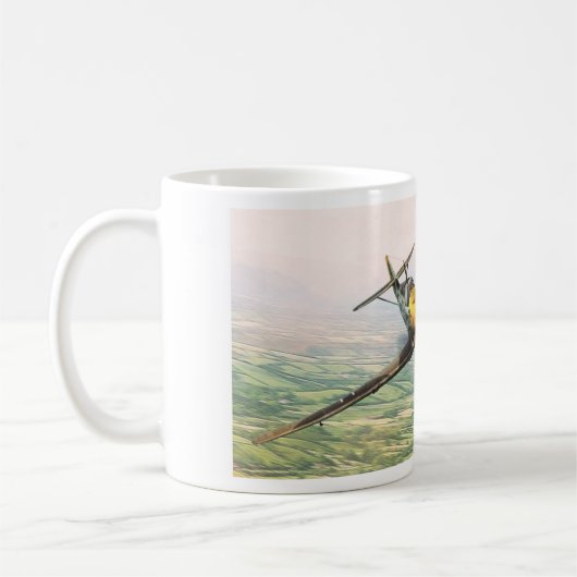 Aviation Art mug "Messerschmitt Bf 109" (Gauche)