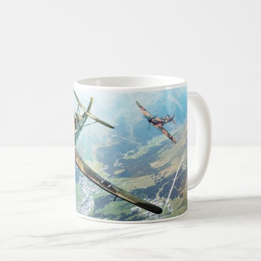 Aviation Art mug "Messerschmitt Bf 109" (Devant droit)