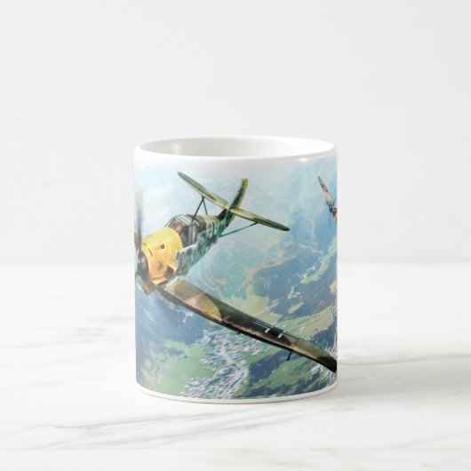 Aviation Art mug "Messerschmitt Bf 109" (Centre)