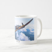 Aviation Art mug "Mitsubishi A7M Sam" Koffiemok (Voorkant rechts)