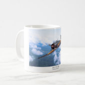 Aviation Art mug "Mitsubishi A7M Sam" Koffiemok (Voorkant links)