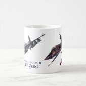 Aviation Art Mug "Mitsubishi F-2 & Northrop F-5E " (Centre)