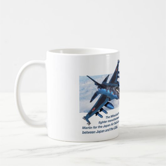 Aviation Art mug "Mitsubishi F-2 Viper Zero" (Gauche)
