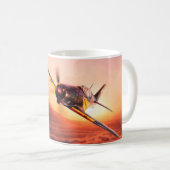 Aviation Art Mug "Mitsubishi J2M 雷電 Jack" (Devant droit)