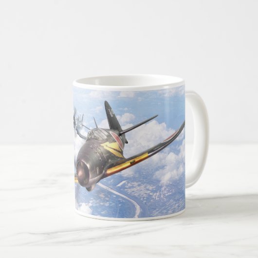 Aviation Art mug "Mitsubishi J2M Raiden"Jack" (Devant droit)