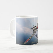 Aviation Art mug  "Nakajima Ki-43　隼　Oscar" (Devant gauche)