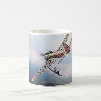 Aviation Art mug  "Nakajima Ki-43　隼　Oscar"