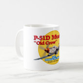Aviation Art Mug "North American P-51 Mustang" (Devant gauche)