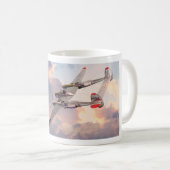 Aviation Art mug "P-38 Lightning" (Devant droit)