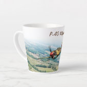 Aviation Art Mug " P-40 Kittyh" (Angle gauche)
