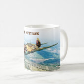 Aviation Art Mug "P-40 Kittyhawk" (Devant droit)