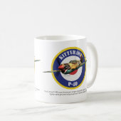 Aviation Art Mug " P-40 Kittyhawk" (Devant droit)