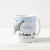 Aviation Art Mug "Polikarpov I-16" (Devant droit)