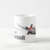 Aviation Art mug "Republic P-47 Thunderbolt" (Centre)