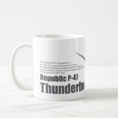 Aviation Art mug "Republic P-47 Thunderbolt" (Gauche)