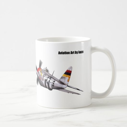 Aviation Art mug "Republic P-47 Thunderbolt" (Droite)