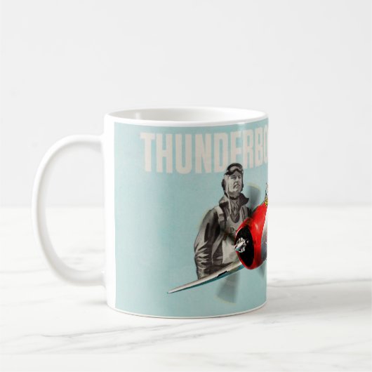 Aviation Art mug "Republic P-47 Thunderbolt" (Gauche)