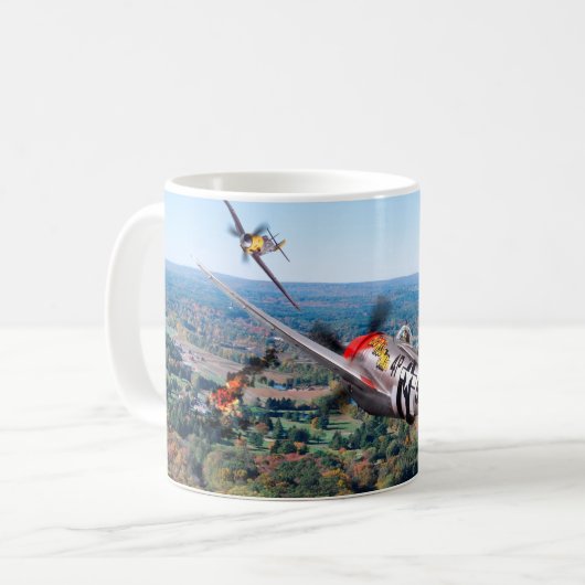 Aviation Art mug "Republic P-47 Thunderbolt" (Devant gauche)