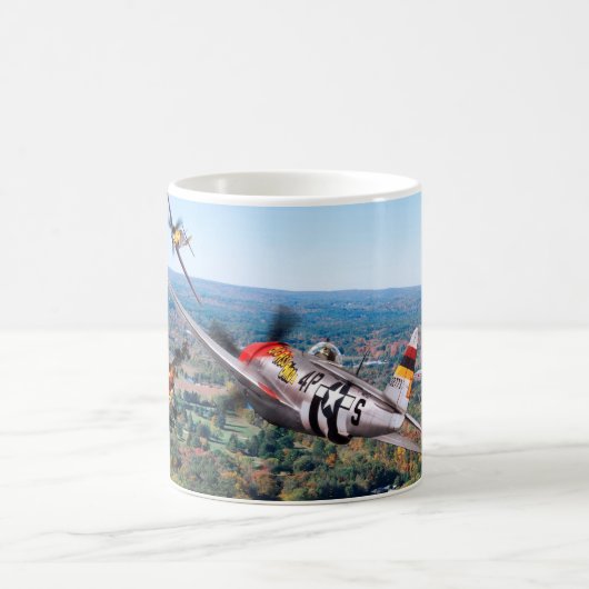 Aviation Art mug "Republic P-47 Thunderbolt" Koffiemok (Center)