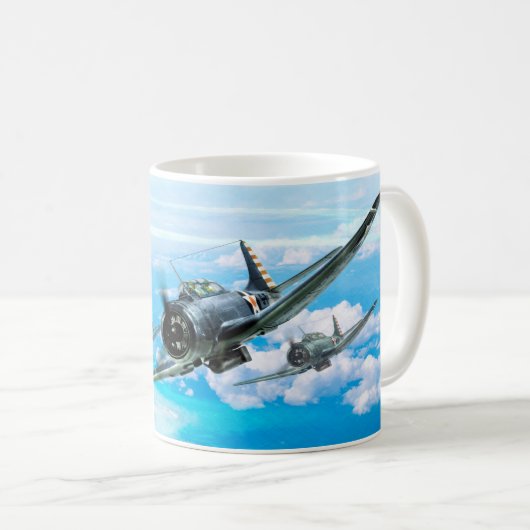 Aviation Art Mug "SBD Dauntless" (Devant droit)