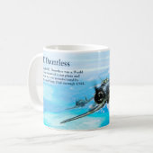 Aviation Art Mug "SBD Dauntless" Koffiemok (Voorkant links)