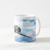 Aviation Art Mug "SBD Dauntless" Koffiemok (Voorkant rechts)