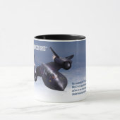 Aviation Art Mug "SR-71 Blackbird" (Centre)