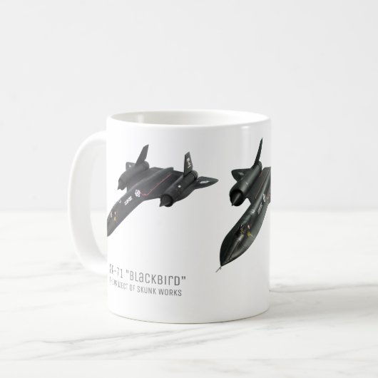 Aviation Art Mug "SR-71 Blackbird" (Devant gauche)