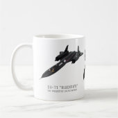 Aviation Art Mug "SR-71 Blackbird" (Gauche)