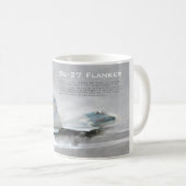 Aviation Art Mug "Su-27 Flanker" (Devant droit)